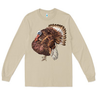 Mushroom Bourbon Red Turkey Long Sleeve Tee - LillyAllenDesigns
