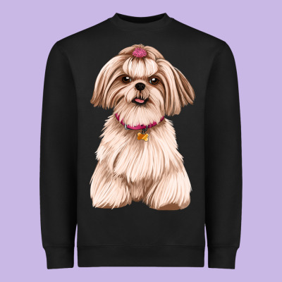 Shih Tzu Heavyweight Sweatshirt Designed By Artiststas