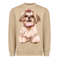 Mushroom shih tzu Heavyweight Sweatshirt - Artiststas