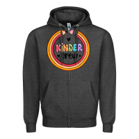 Charcoal Heather kinder crew Zipper Hoodie - MaliasSmallBusiness