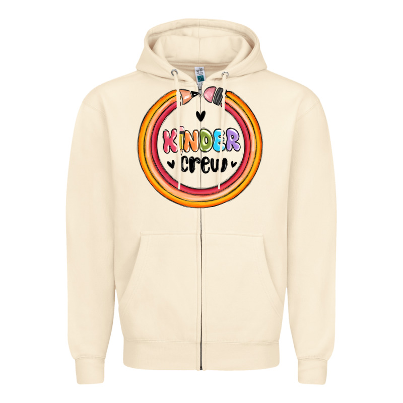 Kinder Crew Zipper Hoodie by MaliasSmallBusiness | Teevron