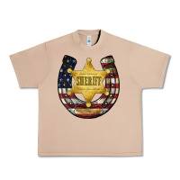 Burro sheriff american flag Urban Heavy Tee - JahusDesignShop