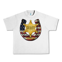 Lunar Rock sheriff american flag Urban Heavy Tee - JahusDesignShop