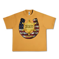 Peanut Butter sheriff american flag Urban Heavy Tee - JahusDesignShop