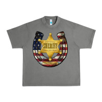 Tornado sheriff american flag Urban Heavy Tee - JahusDesignShop