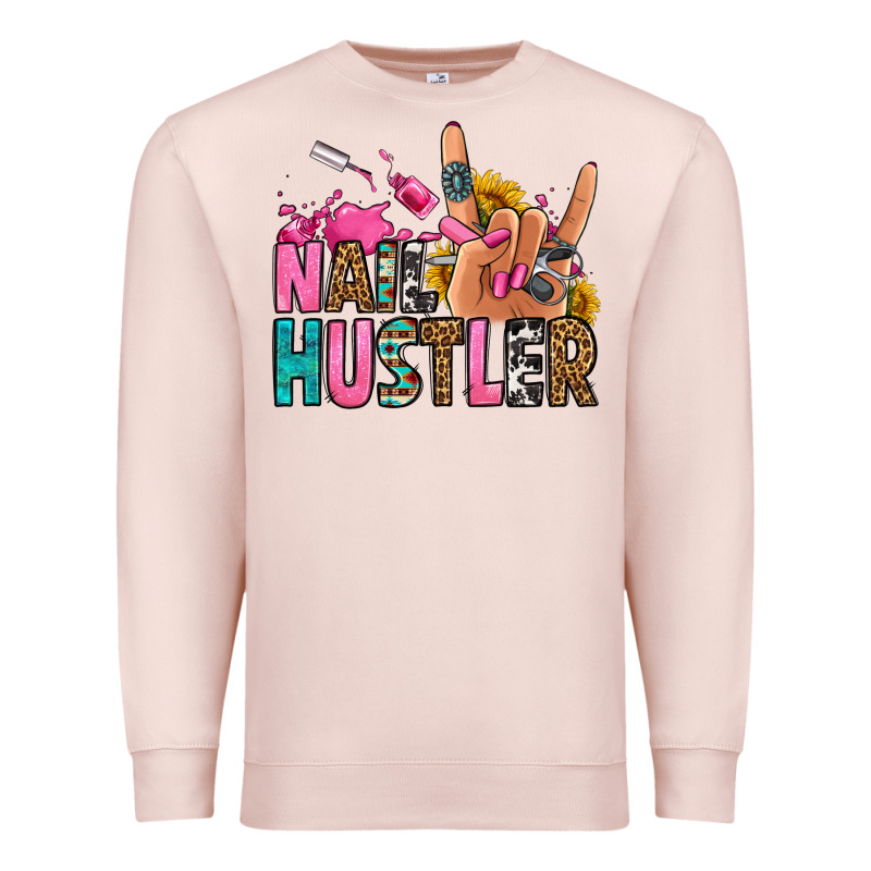 Nail Hustler Premium Sweatshirt by Jasminsmagicworld | Teevron