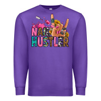 Purple nail hustler Premium Sweatshirt - Jasminsmagicworld