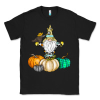 Black Happy Fall Classic Tee - CowhideDigitalArt