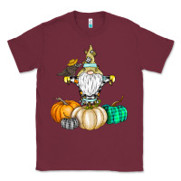 Burgundy Happy Fall Classic Tee - CowhideDigitalArt