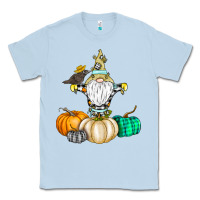 Dusty Blue Happy Fall Classic Tee - CowhideDigitalArt