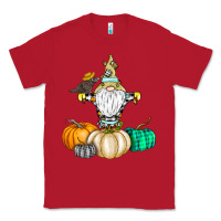Red Happy Fall Classic Tee - CowhideDigitalArt