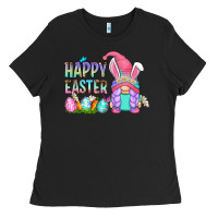 Black happy easter gnomes Ladies Tee - Zillion Design Studio