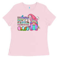 Bubblegum Pink happy easter gnomes Ladies Tee - Zillion Design Studio