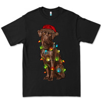 Black Christmas labrador retriever Premium Tee - RanaPortraitStore