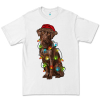 White Christmas labrador retriever Premium Tee - RanaPortraitStore