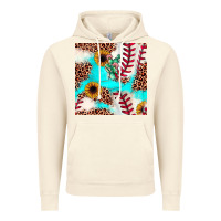 Vintage Artic baseball leopard turquoise cactus sunflower seamless pattern Vintage Hoodie - JahusDesignShop