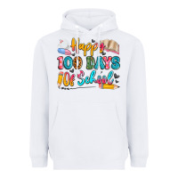 White happy 100 days of school Heavyweight Hoodie - Artiststas