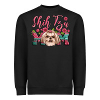 Black shih tzu mom Heavyweight Sweatshirt - Artiststas
