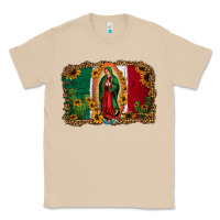 Mushroom our lady of Guadalupe Mexican flag background Classic Tee - Jasminsmagicworld