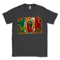 Smoke our lady of Guadalupe Mexican flag background Classic Tee - Jasminsmagicworld