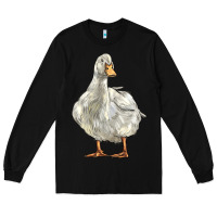 Black american pekin duck Long Sleeve Tee - LillyAllenDesigns