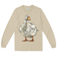 Mushroom american pekin duck Long Sleeve Tee - LillyAllenDesigns