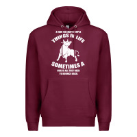 Burgundy Taurus Horoscope Premium Hoodie - Bettercallsaul