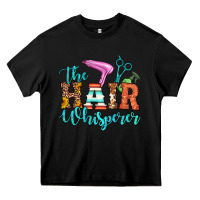 Black the hair whisperer Heavy Core Tee - Artiststas