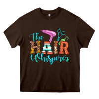 Chocolate Brown the hair whisperer Heavy Core Tee - Artiststas