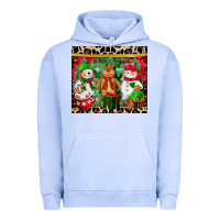 Pigment Grape Ice christmas snowman polar bear reindeer Urban Hoodie - CowGirlArtShop