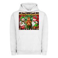 Pigment Lunar Rock christmas snowman polar bear reindeer Urban Hoodie - CowGirlArtShop