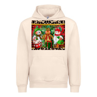 Sandshell christmas snowman polar bear reindeer Urban Hoodie - CowGirlArtShop