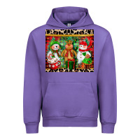 Tulip christmas snowman polar bear reindeer Urban Hoodie - CowGirlArtShop