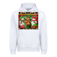 White christmas snowman polar bear reindeer Urban Hoodie - CowGirlArtShop