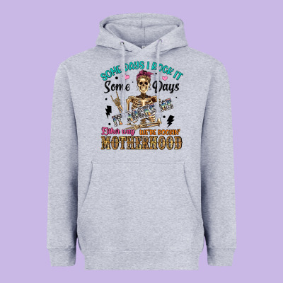 Some Days I Rock It Some Days It Rocks Me Either W Heavyweight Hoodie Designed By Artiststas
