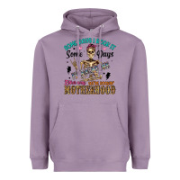 Lavender some days i rock it some days it rocks me either w Heavyweight Hoodie - Artiststas