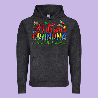 Autism Grandma I Love My Grandson Vintage Hoodie Designed By Artiststas