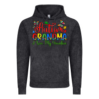 Vintage Black autism grandma i love my grandson Vintage Hoodie - Artiststas