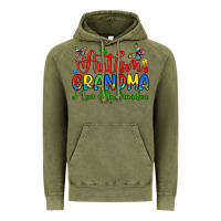 Vintage Olive autism grandma i love my grandson Vintage Hoodie - Artiststas