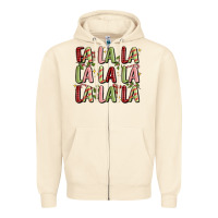 Sandshell fa la la la la la la la la Zipper Hoodie - MaliasSmallBusiness
