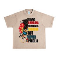 French Oak always chingona sugar skull Urban Heavy Tee - BundleAndBundleShop