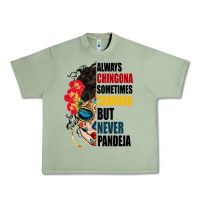 Oil Green always chingona sugar skull Urban Heavy Tee - BundleAndBundleShop