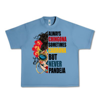 Pebble Blue always chingona sugar skull Urban Heavy Tee - BundleAndBundleShop