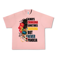 Salmon always chingona sugar skull Urban Heavy Tee - BundleAndBundleShop