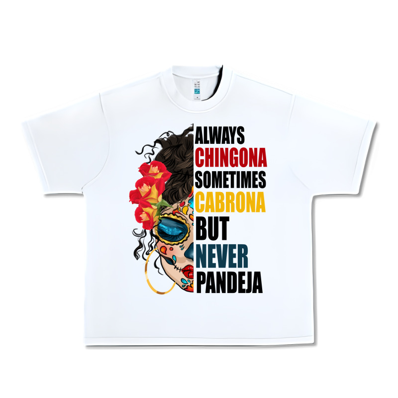 Always Chingona Sugar Skull Urban Heavy Tee by BundleAndBundleShop | Teevron