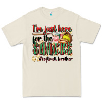 Bone i'm just here for the snacks #softball brother Premium Tee - Zillion Design Studio