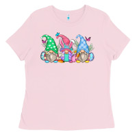 Bubblegum Pink easter gnomes Ladies Tee - Zillion Design Studio