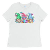 White easter gnomes Ladies Tee - Zillion Design Studio