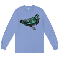 Colony Blue East İndie Duck Long Sleeve Tee - LillyAllenDesigns