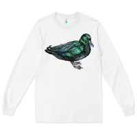 White East İndie Duck Long Sleeve Tee - LillyAllenDesigns